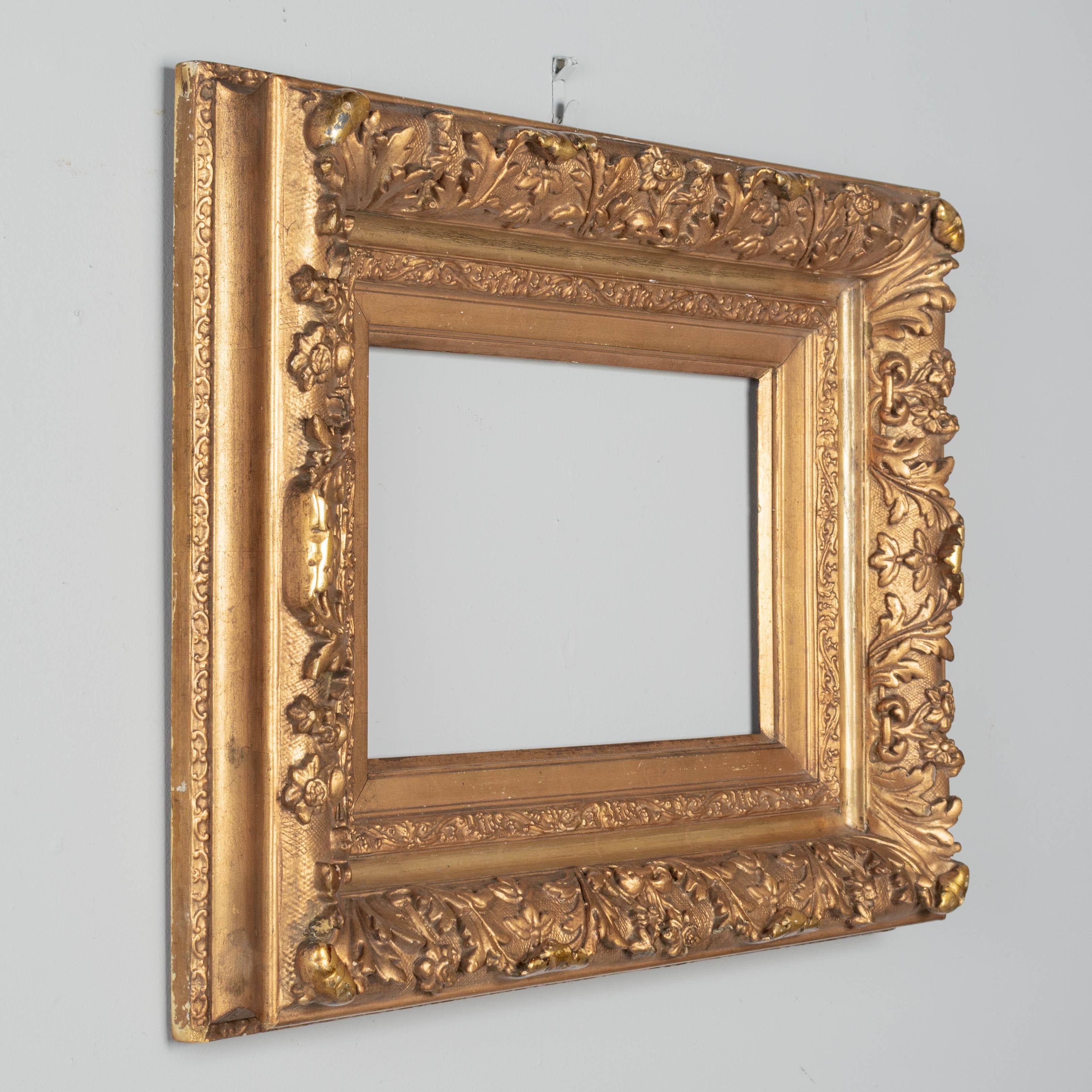 19. Jahrhundert Französisch Giltwood Frame (Handgefertigt) im Angebot