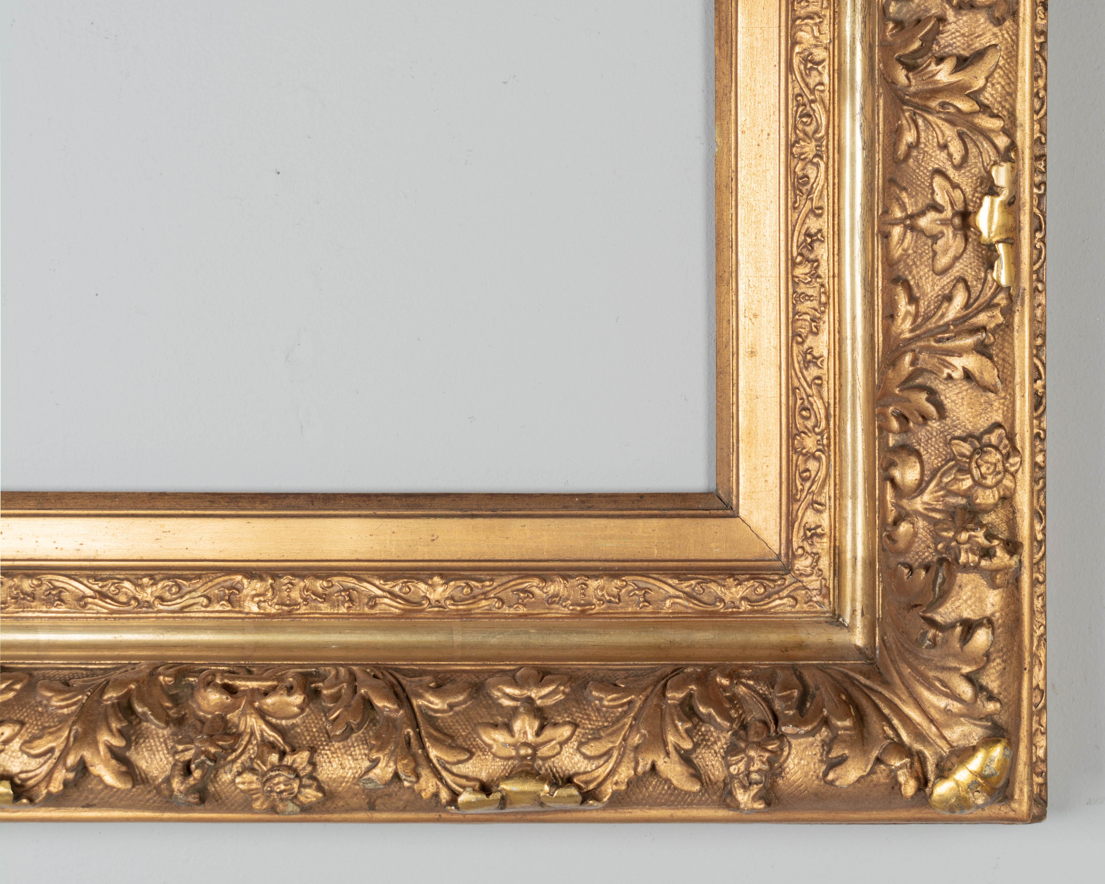 19th Century French Giltwood Frame For Sale 4