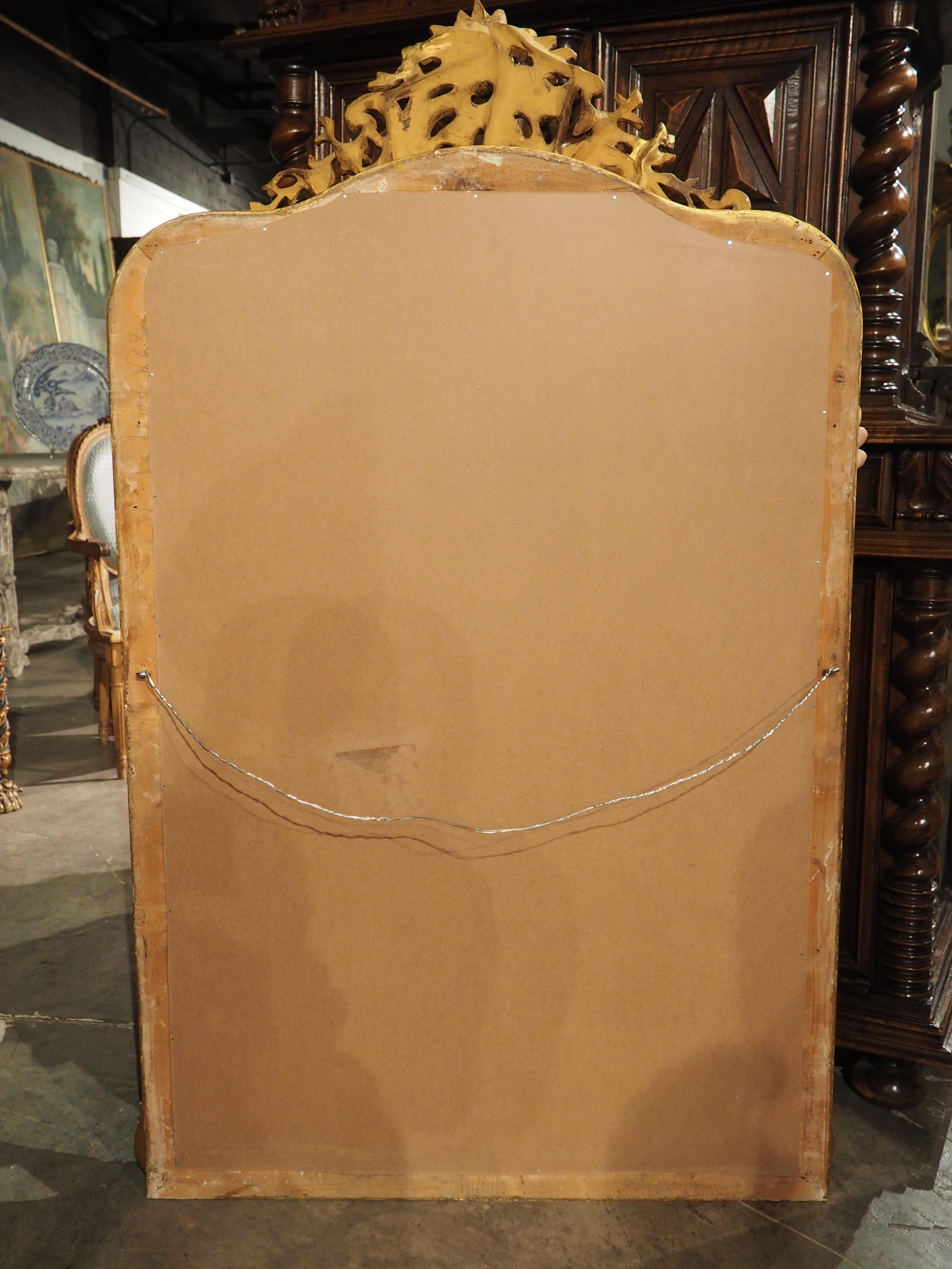 19th Century French Giltwood Louis XV Style Beveled Mirror, circa 1875 15