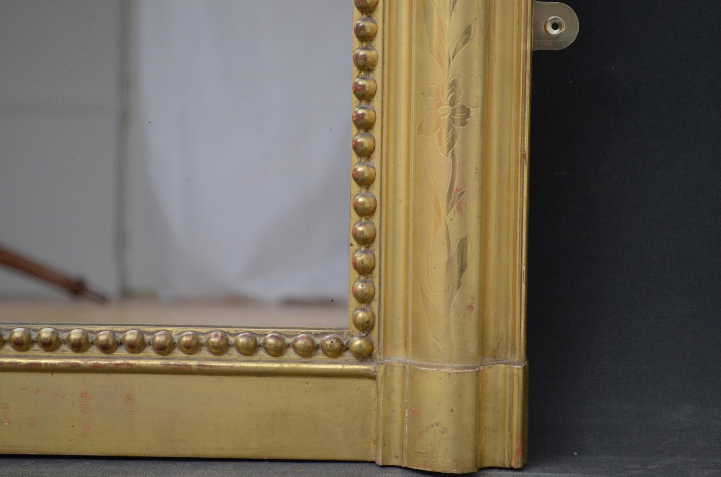 19th Century French Giltwood Mirror For Sale 9