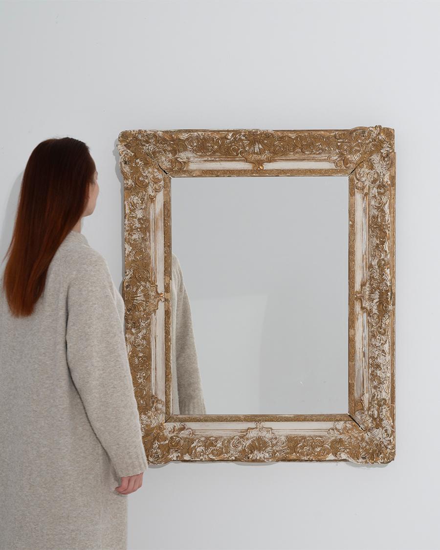 19th Century French Giltwood Mirror In Good Condition For Sale In High Point, NC