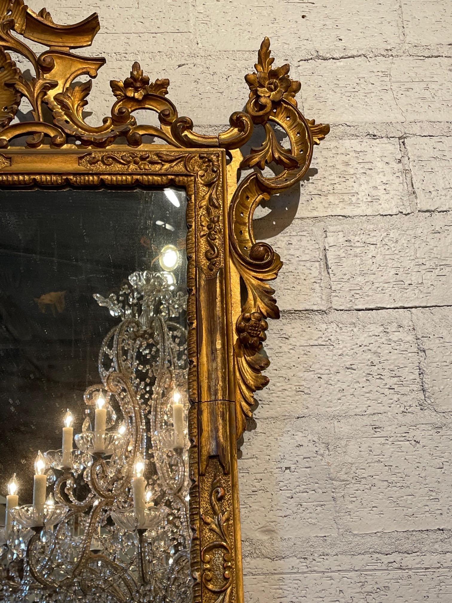 19th Century French Giltwood Mirror 1
