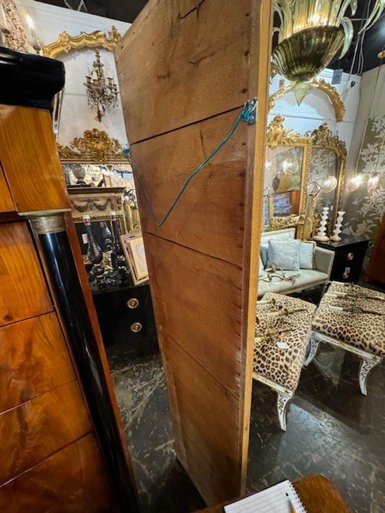 Specchio in legno dorato francese del XIX secolo in vendita 2