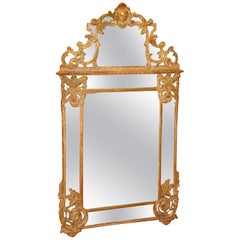 19th Century French Giltwood Regence Style Mirror