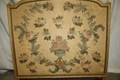19th Century French Giltwood Screen, Louis XVI Style, Circa 1850-1860