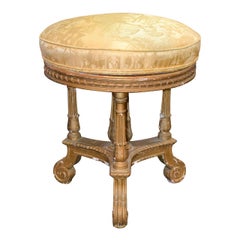 19th Century French Giltwood Stool