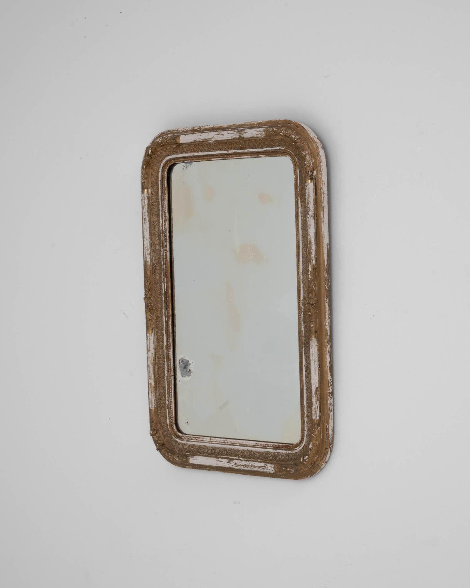 19th Century French Giltwood Wall Mirror In Good Condition In High Point, NC