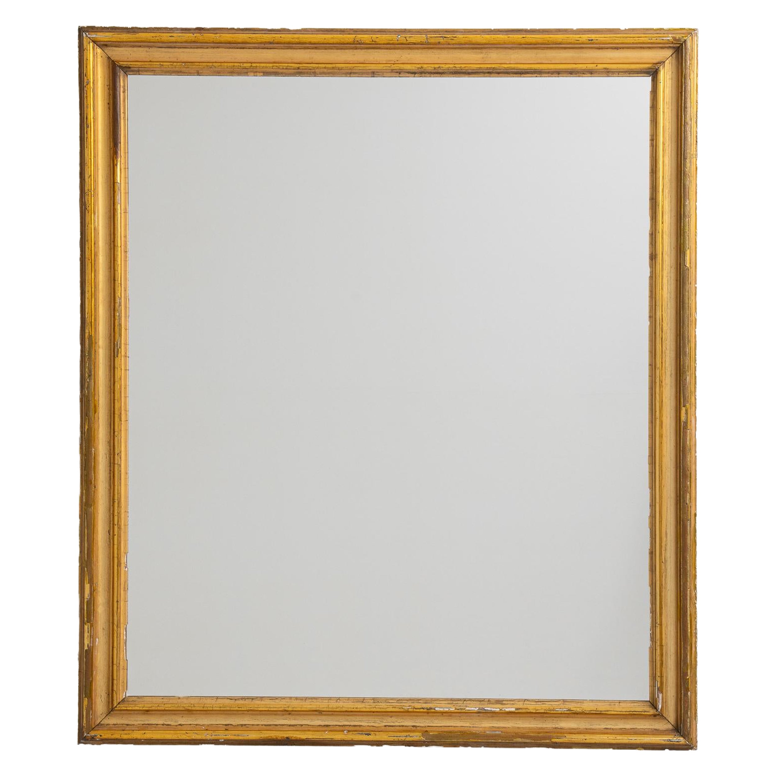19th Century French Giltwood Wall Mirror