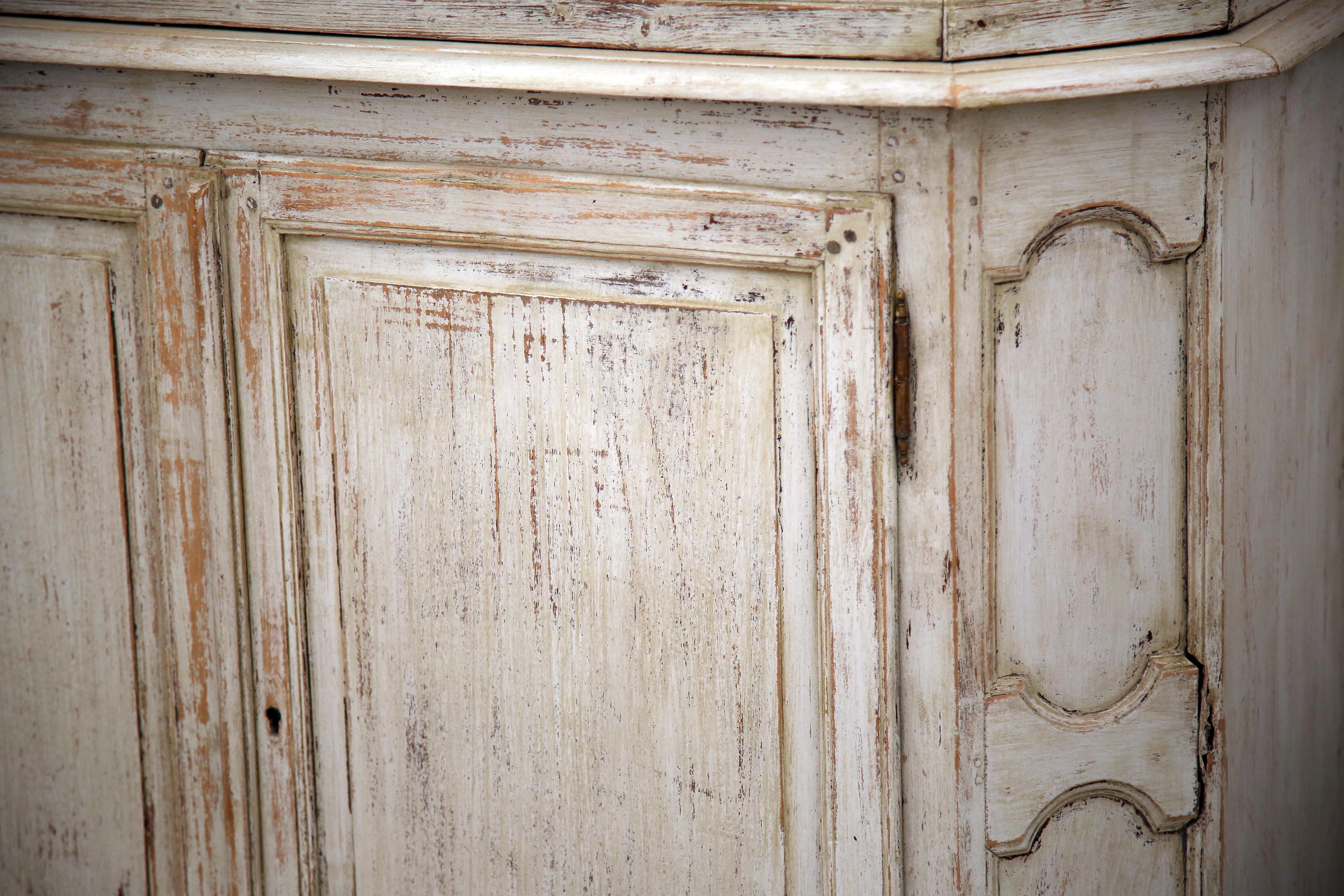 19th Century French Glass 2 Door Cabinet For Sale 3