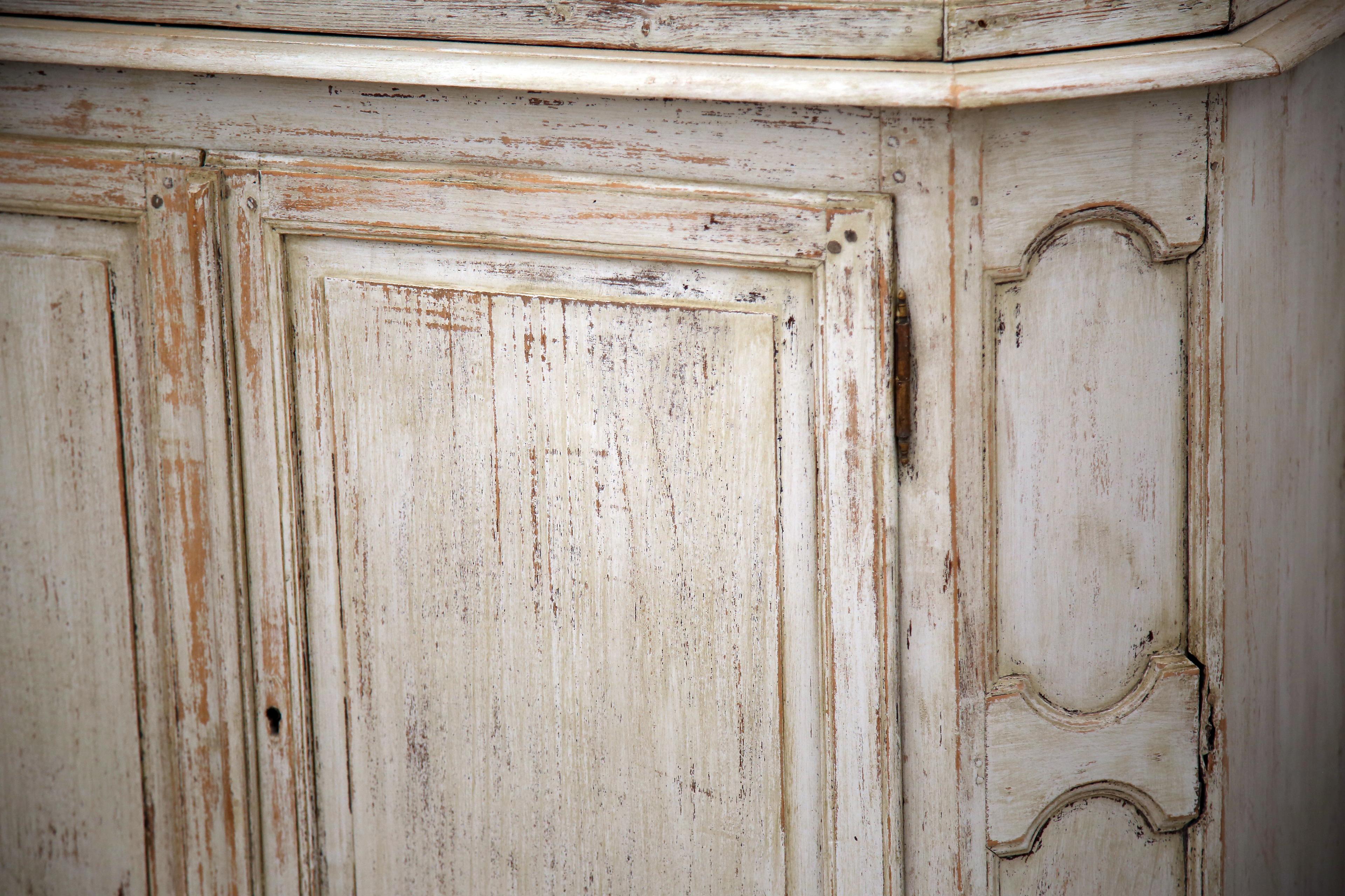 19th Century French Glass 2 Door Cabinet For Sale 3