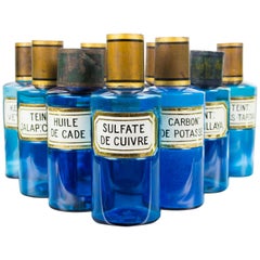 19th Century French Glass Apothecary Jars