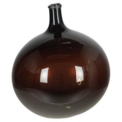 19th Century French Glass Large Demijohn Bottle