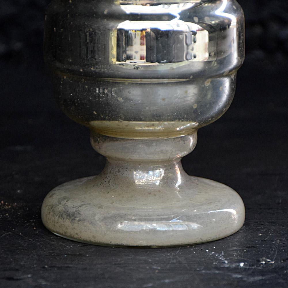 Vase en verre mercuré français du 19ème siècle État moyen - En vente à London, GB