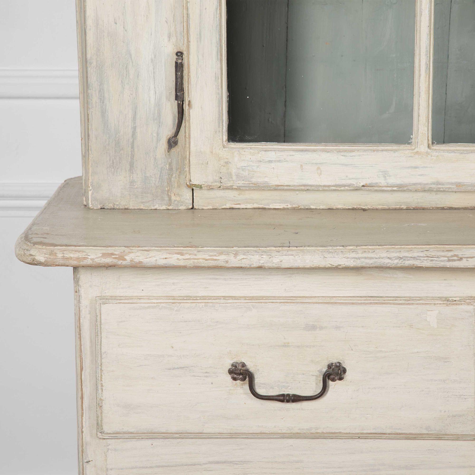 19th Century French Glazed and Painted Dresser 7