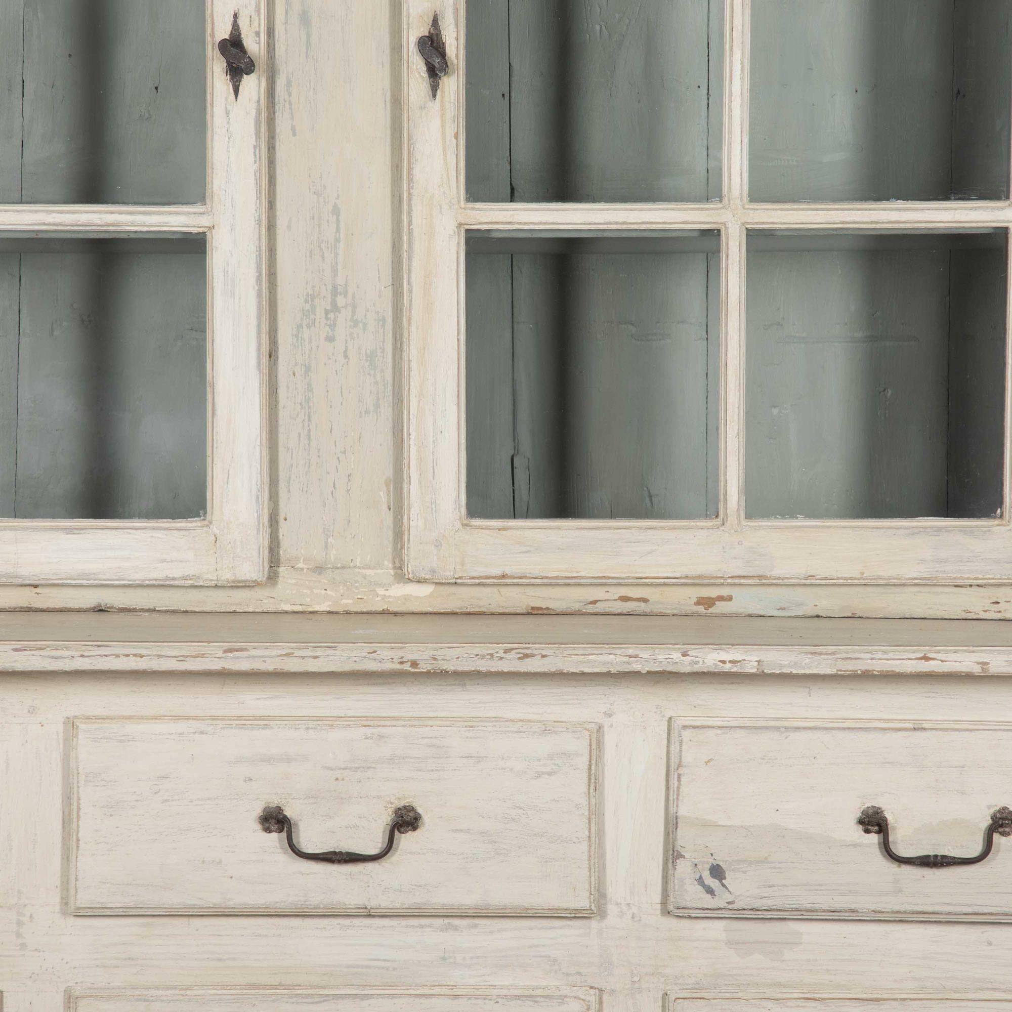 19th Century French Glazed and Painted Dresser 8