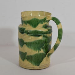 19th Century French Glazed Ceramic Honey Jug