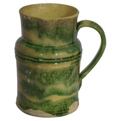 19th Century French Glazed Ceramic Honey Jug