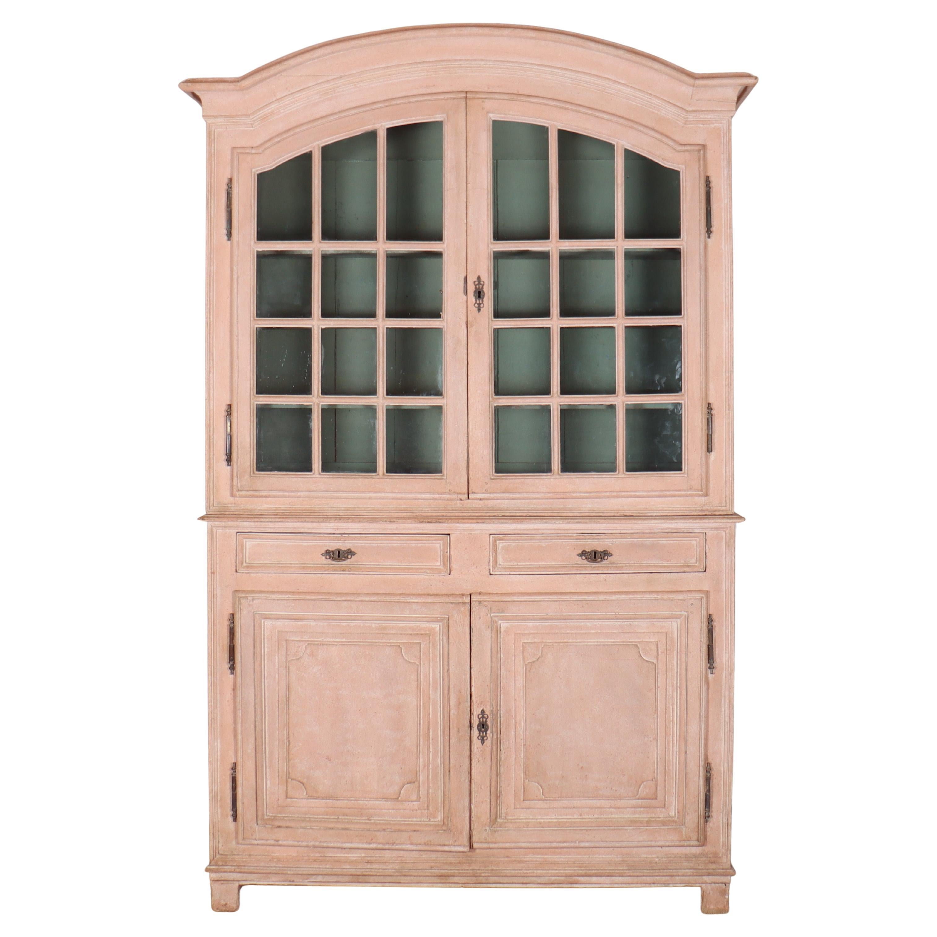 19th Century French Glazed Dresser