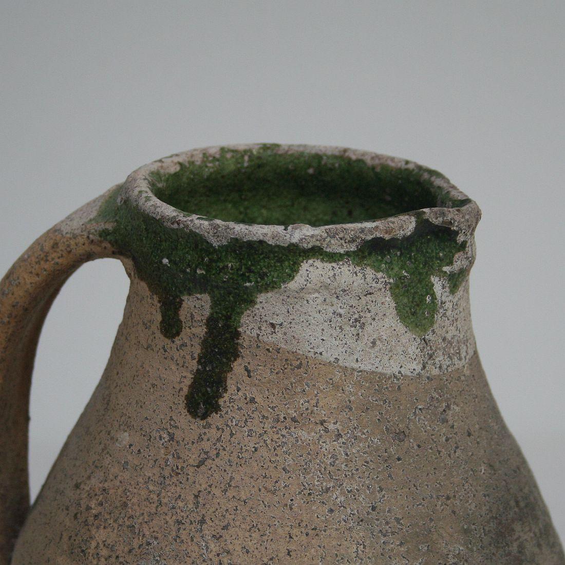 19th Century French Glazed Earthenware Pitchers For Sale 7