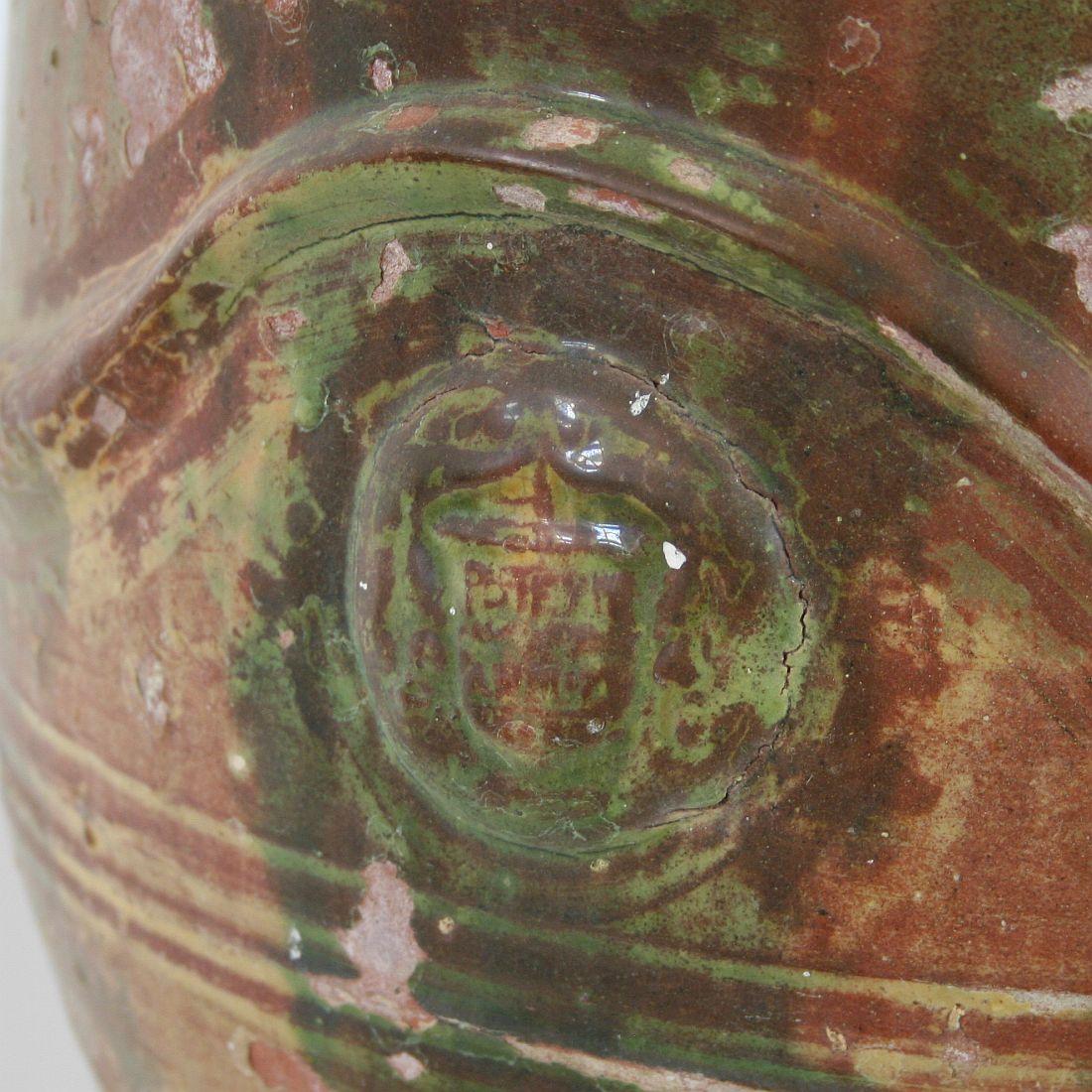 19th Century French Glazed Terracotta Anduze Vase, Planter In Good Condition In Buisson, FR