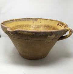 19th Century French Glazed Terracotta Tian