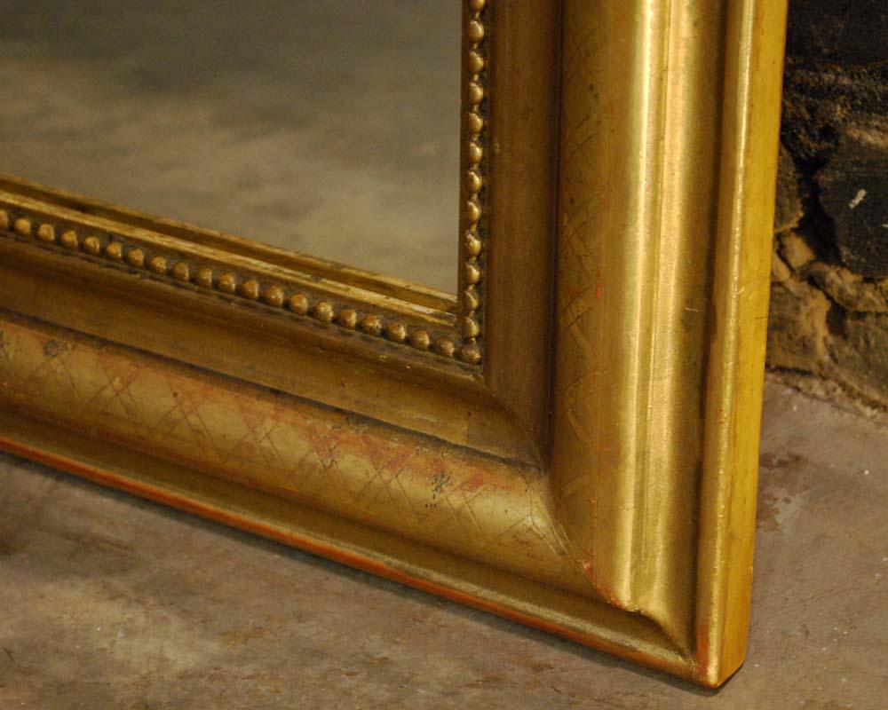 19th Century French Gold Gilt Louis Philippe Mirror 1