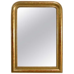 19th Century French Gold Leaf Gilt Louis Philippe Mirror