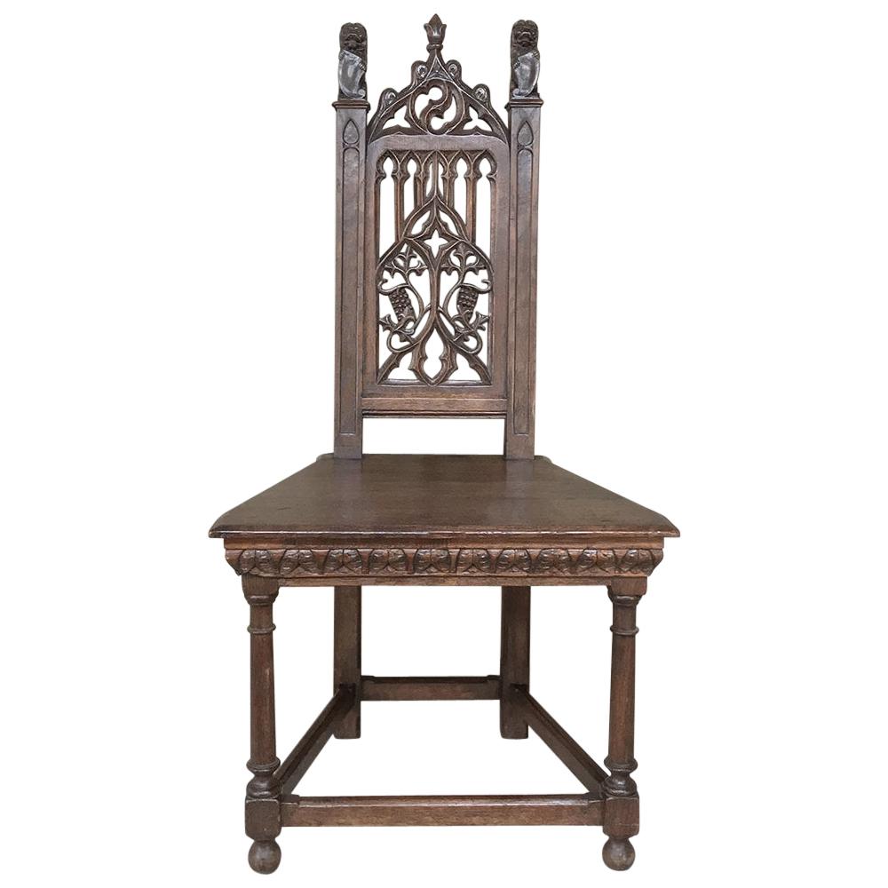 19th Century French Gothic Chair