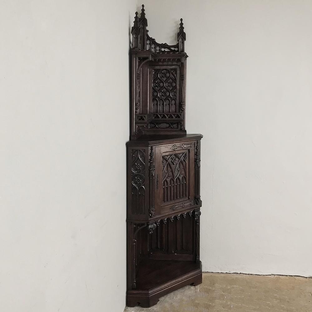 Gothic curio cabinet best sale