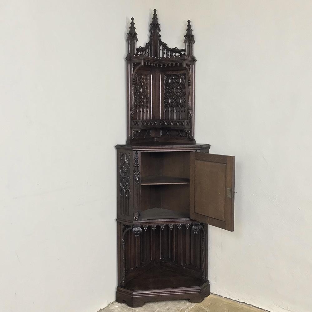 gothic corner shelf