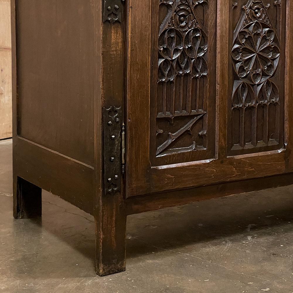 19th Century, French Gothic Credenza For Sale 11