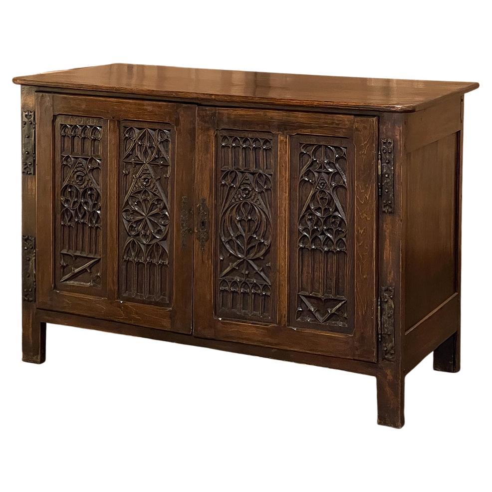 19th Century, French Gothic Credenza