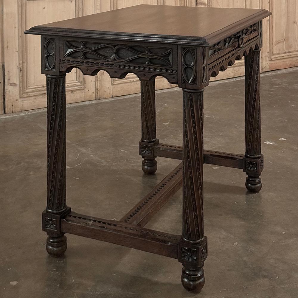 19th Century French Gothic End Table For Sale 5