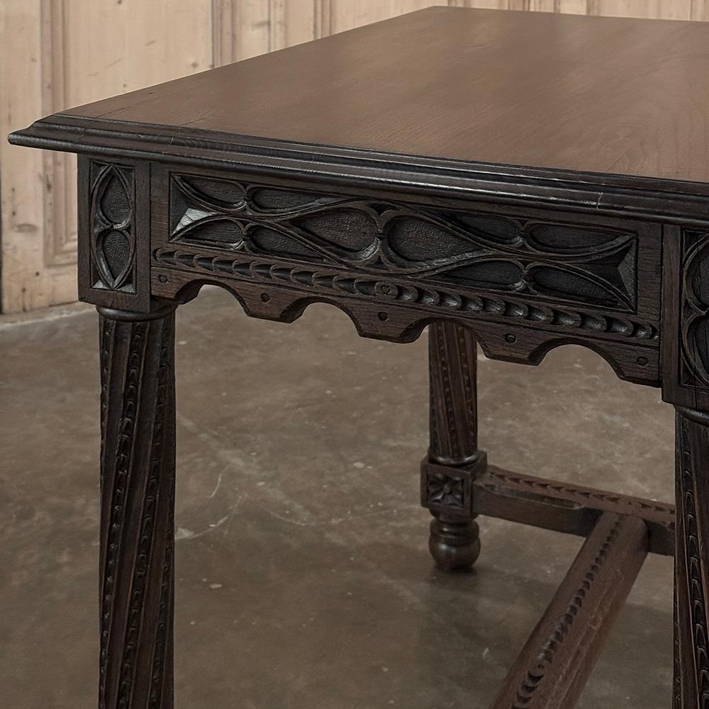 19th Century French Gothic End Table For Sale 6