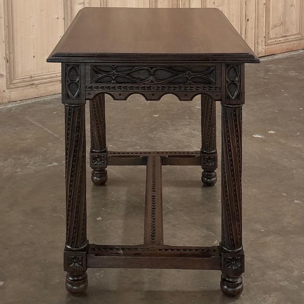 19th Century French Gothic End Table For Sale 7