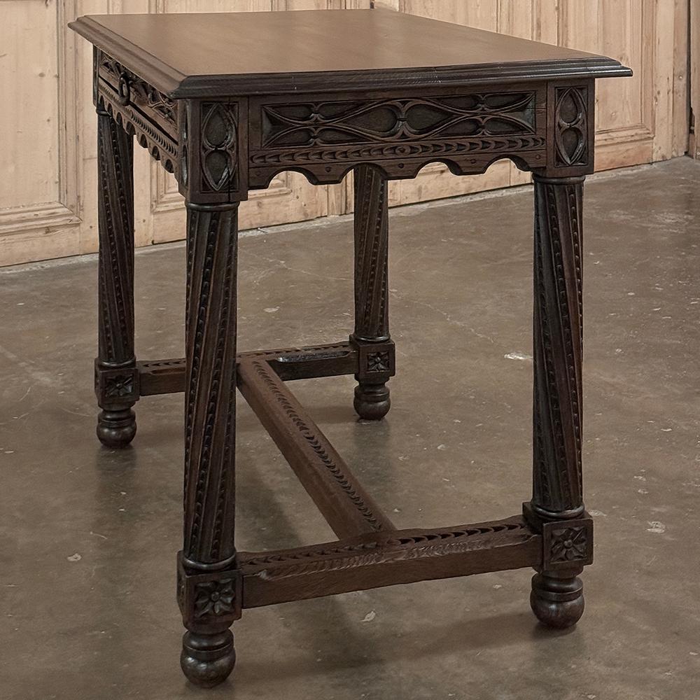 19th Century French Gothic End Table For Sale 8