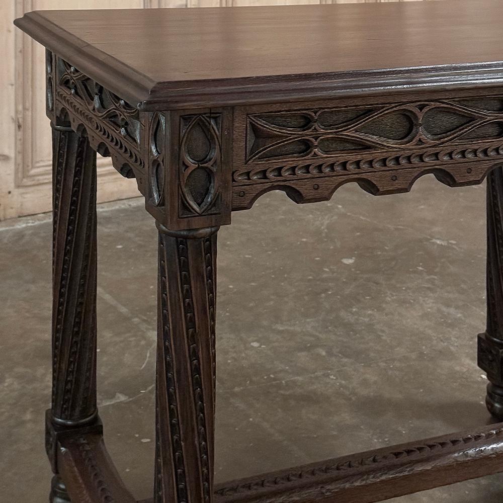 19th Century French Gothic End Table For Sale 10