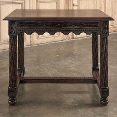 19th Century French Gothic End Table ~ Writing Table