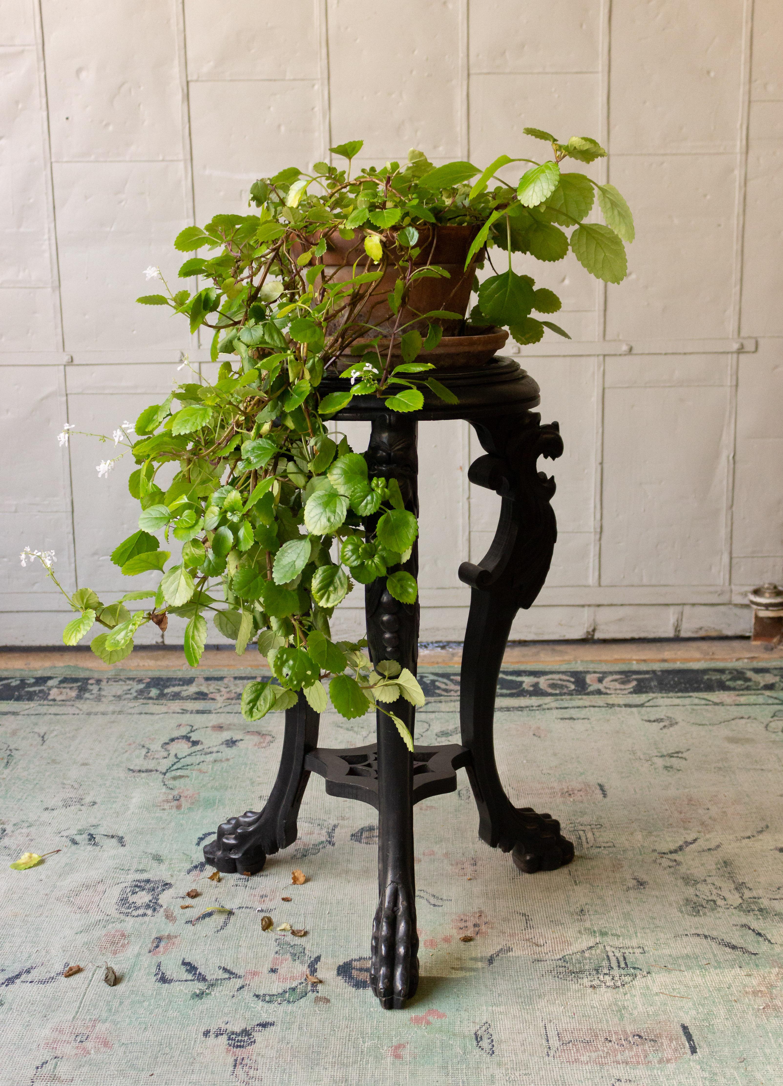 Wood 19th Century French Gothic End Table