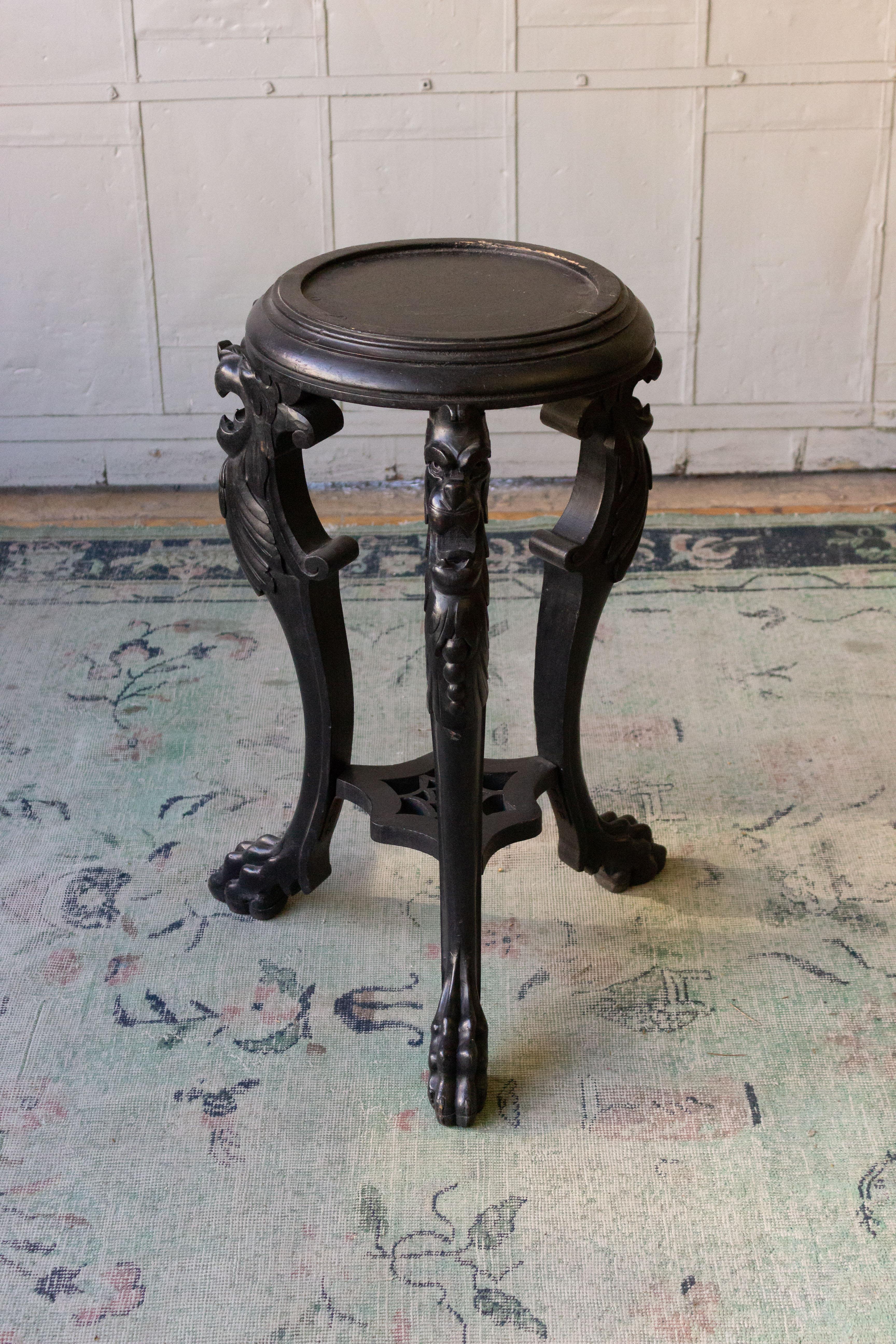 19th Century French Gothic End Table 1