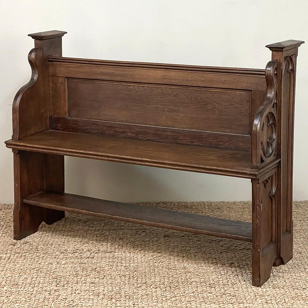 pew bench with storage