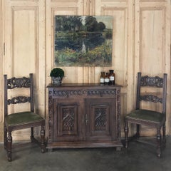 19th Century French Gothic Low Buffet