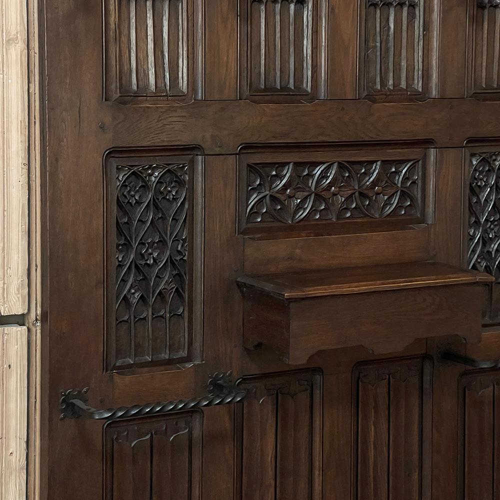 Fin du XIXe siècle Arbre d'entrée Revive gothique français du 19e siècle ~ Porte-manteau en vente
