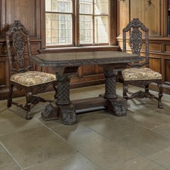 19th Century French Gothic Revival Library Table