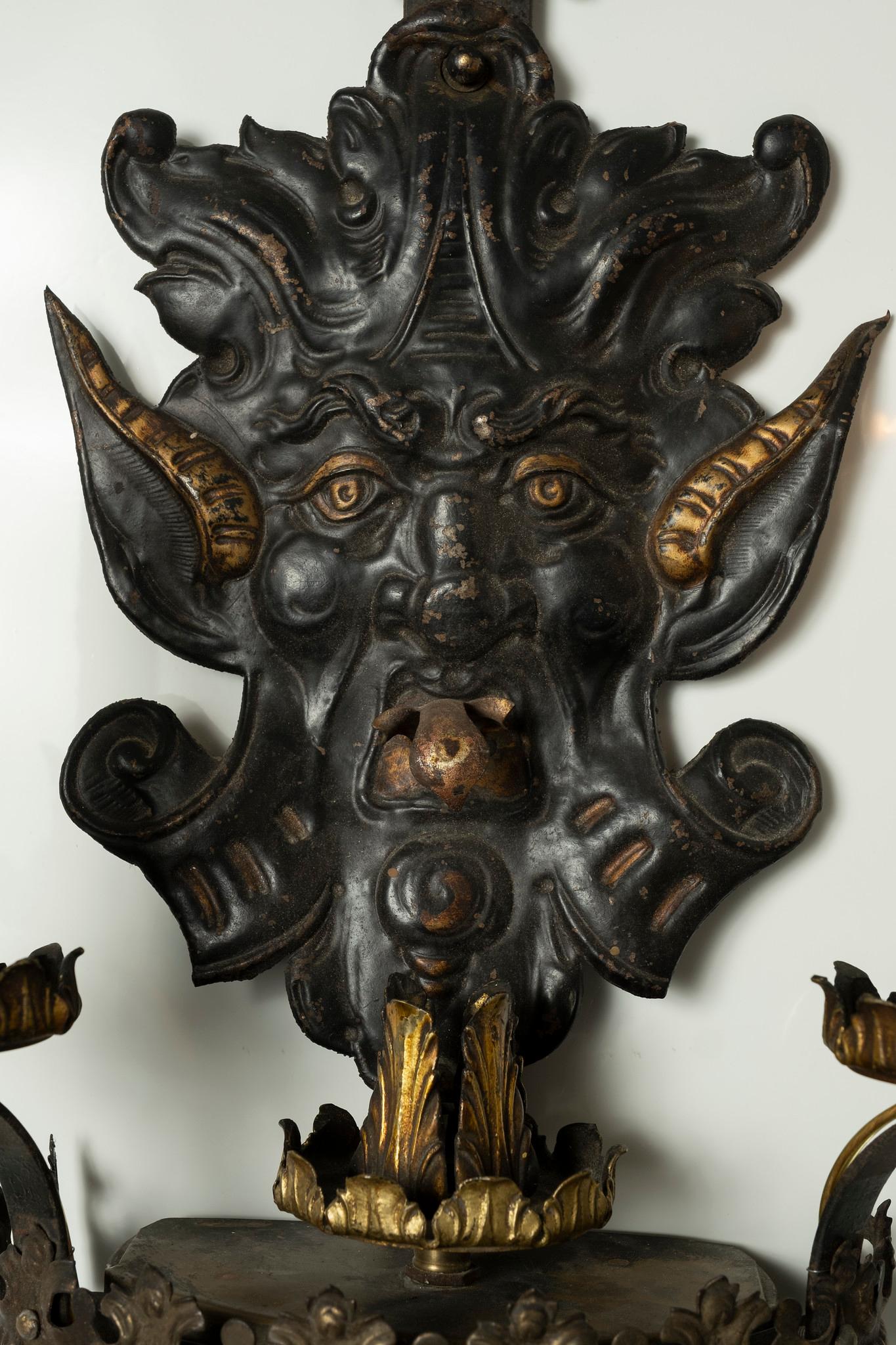 19th Century French Gothic Style Sconces 5