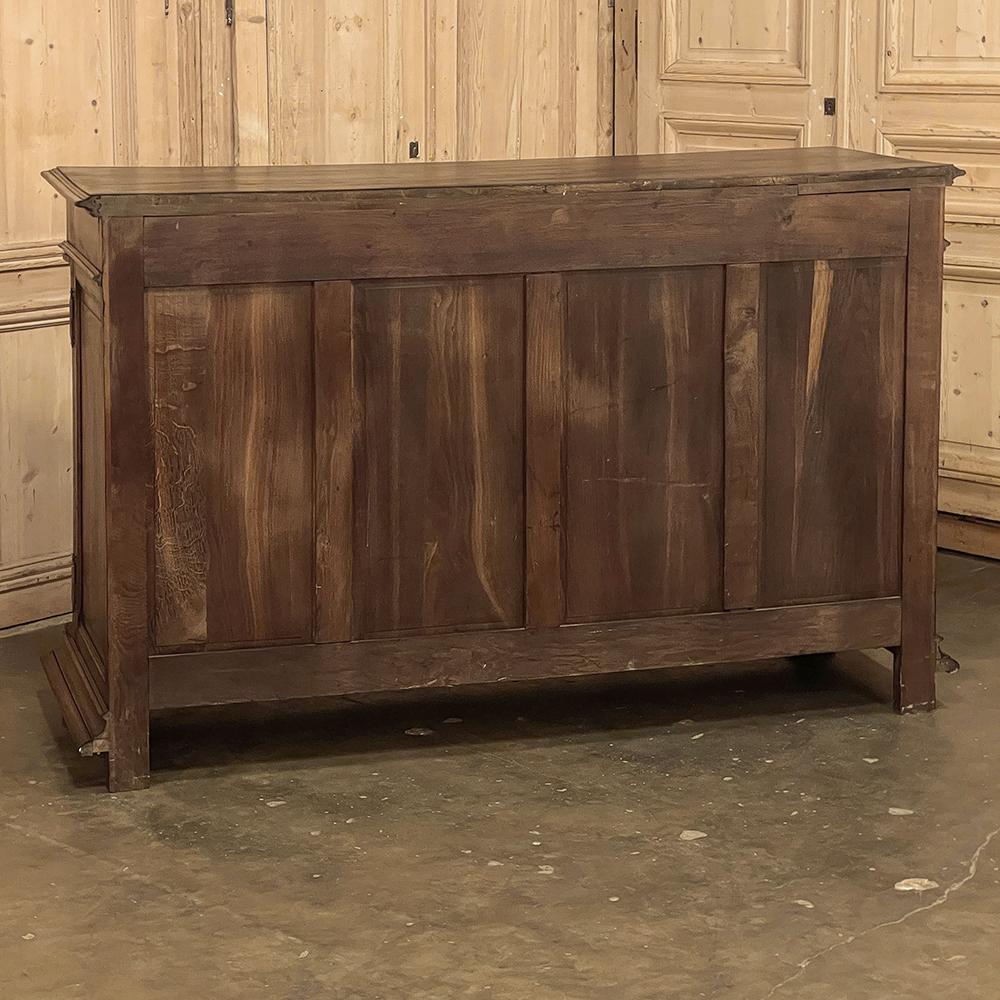 19th Century French Gothic Walnut Buffet For Sale 13
