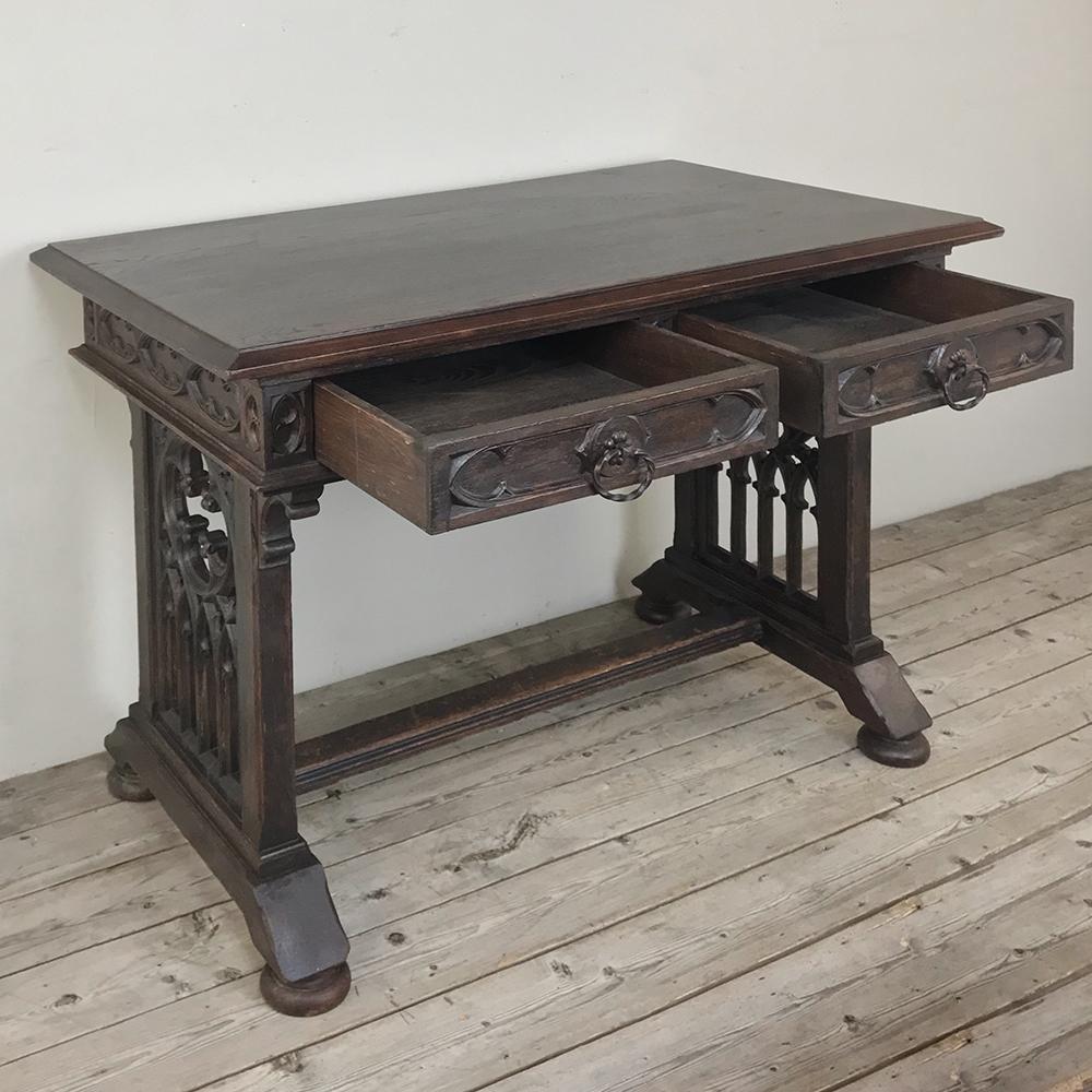 black gothic desk