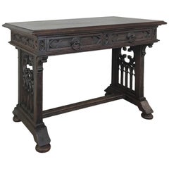 Antique 19th Century French Gothic Writing Table
