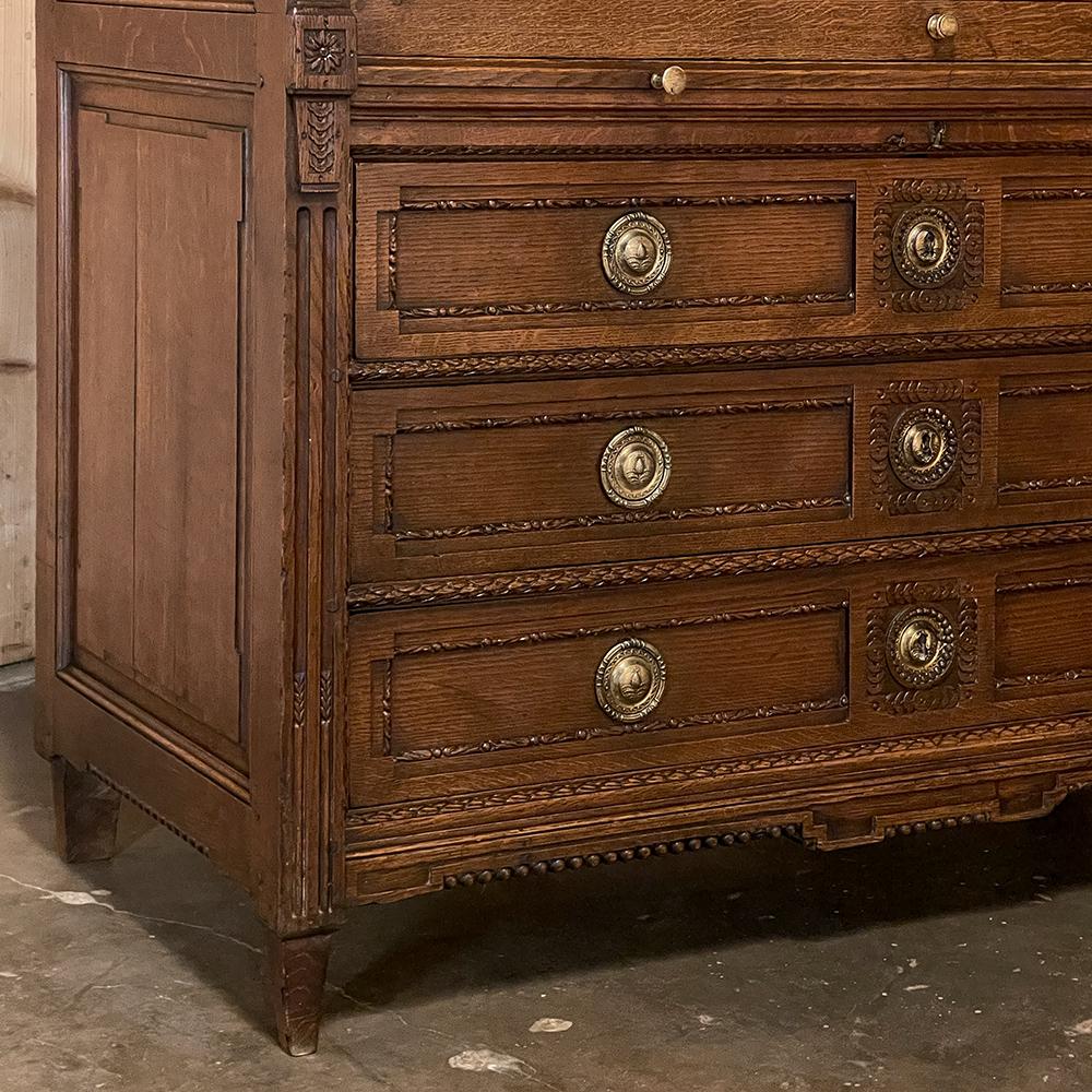19th Century French Grand Louis XVI Cylinder Desk For Sale 6