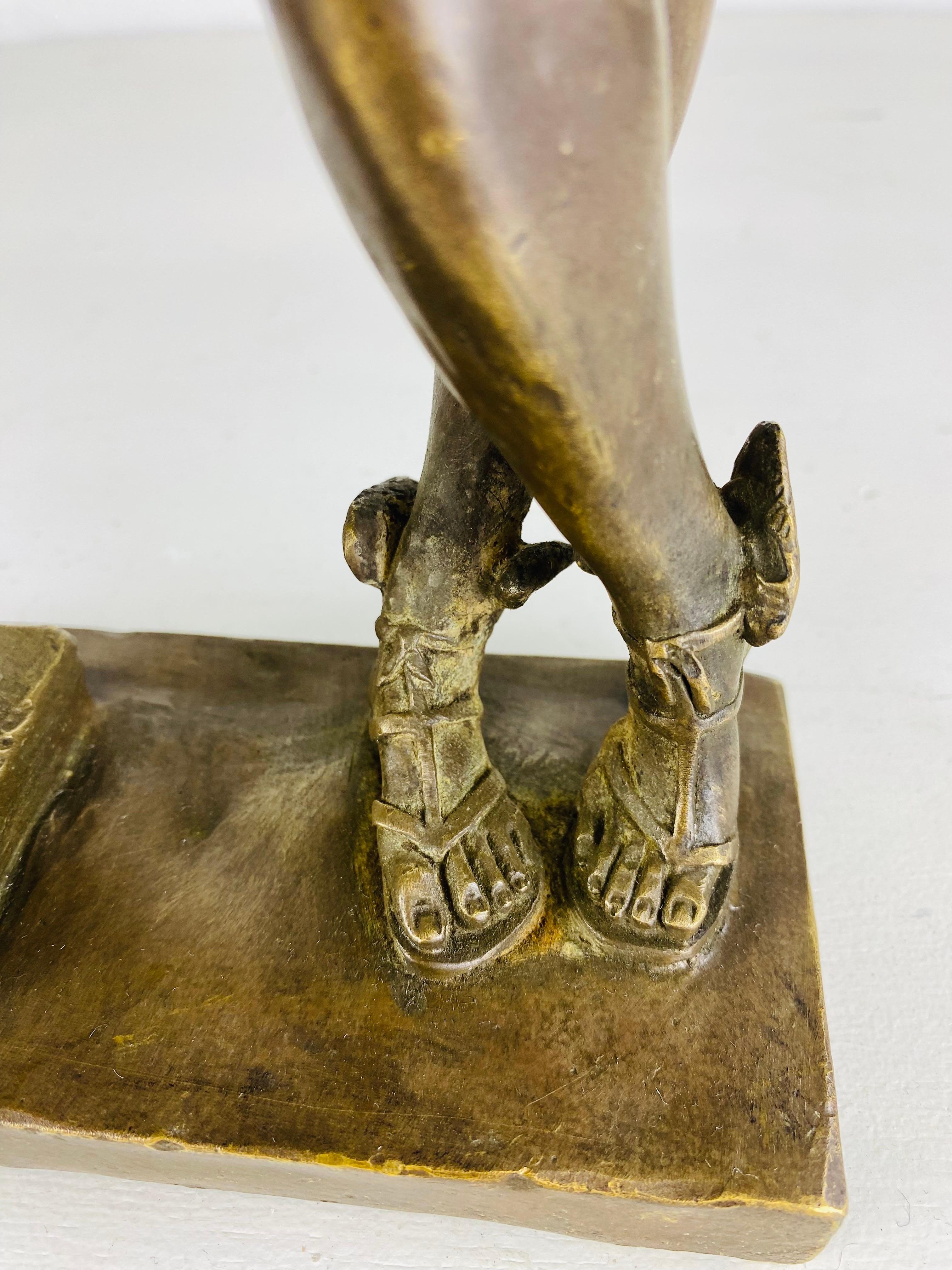 Bronzo figurativo grand tour francese del XIX secolo firmato Moulin in vendita 3